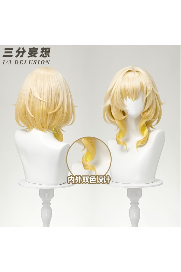 1/3 Delusion Honkai Star Rail HSR Aglaea Blonde Cosplay Wig